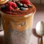 High-Protein Peanut Butter & Chocolate Chia Pudding