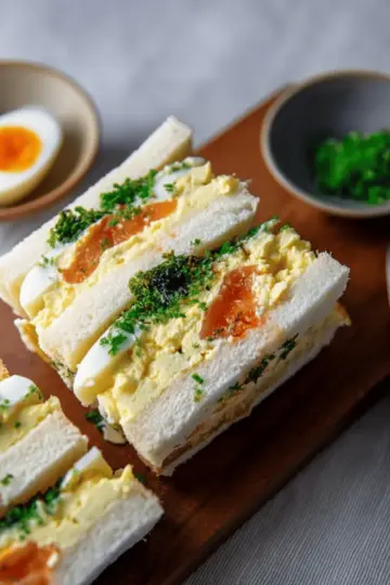 Japanese Egg Sandwich Recipe (Tamago Sando)
