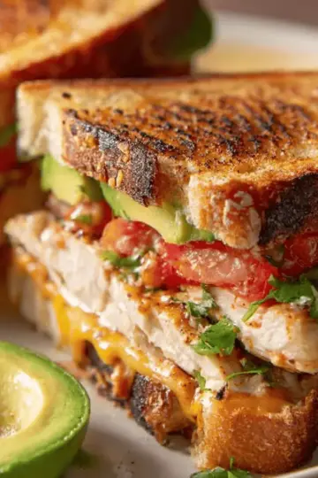 Chipotle Chicken Avocado Melt