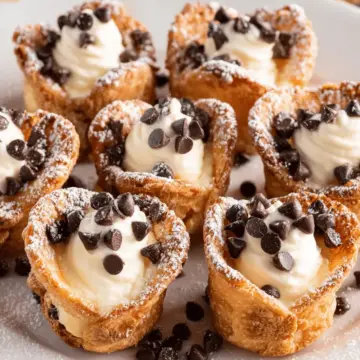Mini Cannoli Cups