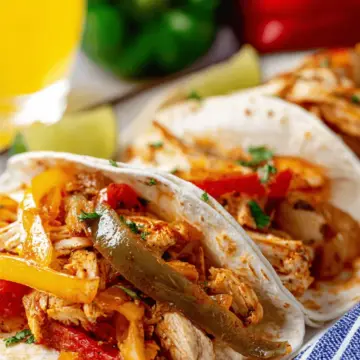 Crockpot Chicken Fajitas