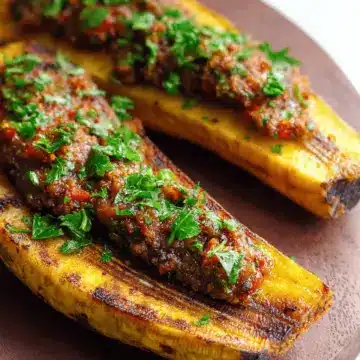 Stuffed Baked Plantains