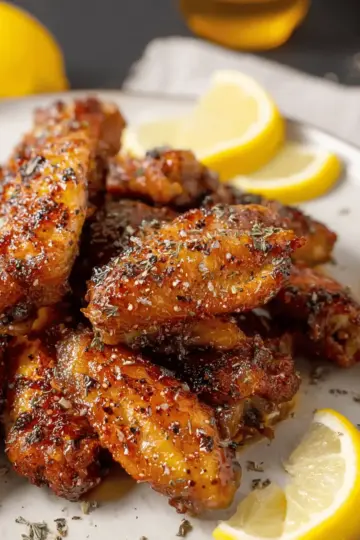 Honey Lemon Pepper Wings
