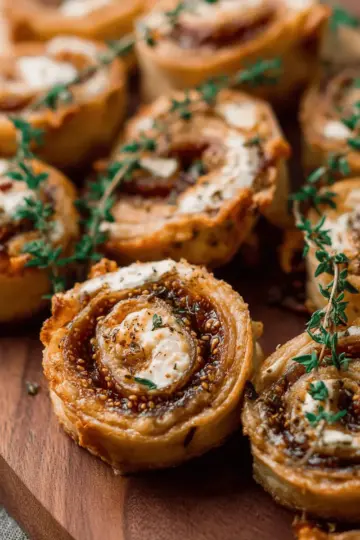 Fig and Goat Cheese Pinwheels