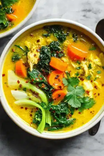 Anti Inflammatory Turmeric Chicken Soup