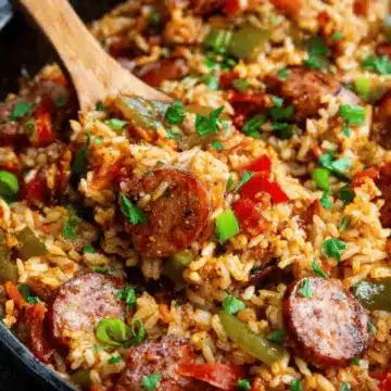 Cajun Rice and Sausage Skillet