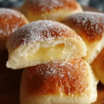 Stovetop Custard Cream Buns