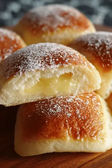 Stovetop Custard Cream Buns