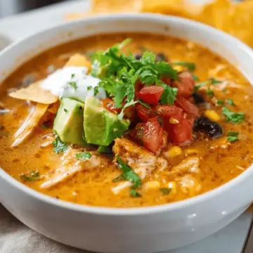 Creamy Chicken Tortilla Soup