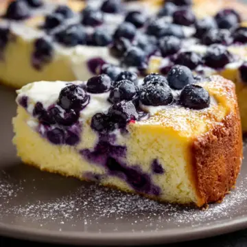 Lemon Blueberry Ricotta Cake