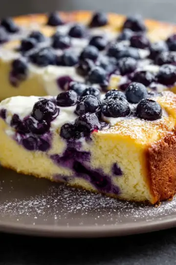 Lemon Blueberry Ricotta Cake