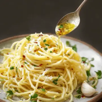 SPAGHETTI WITH GARLIC AND OLIVE OIL