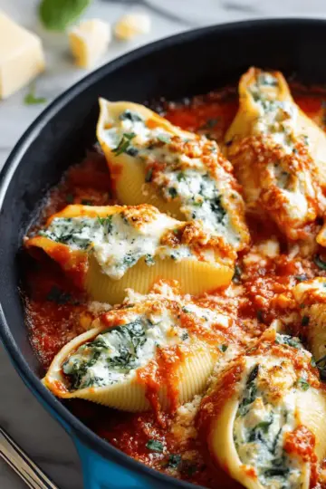 The Best Easy Ricotta Stuffed Shells