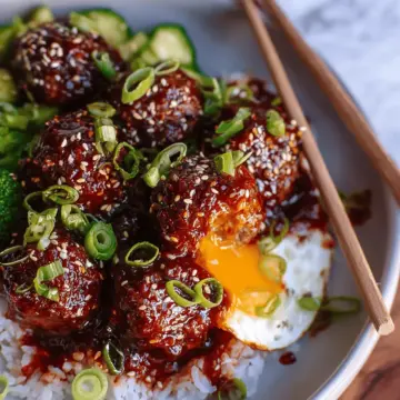 Korean-Inspired Gochujang Meatballs