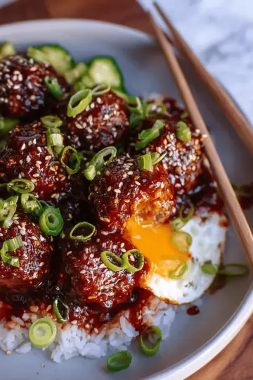 Korean-Inspired Gochujang Meatballs