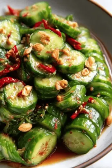 Spicy Asian Cucumber Salad