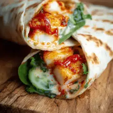 Sweet Chilli Halloumi Wrap