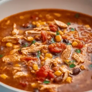 Quick Chicken Taco Soup