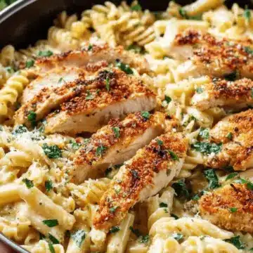 Garlic Parmesan Chicken Pasta