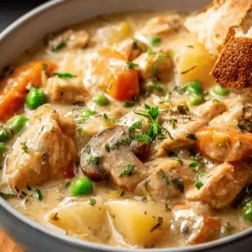 Slow Cooker White Wine Chicken Stew