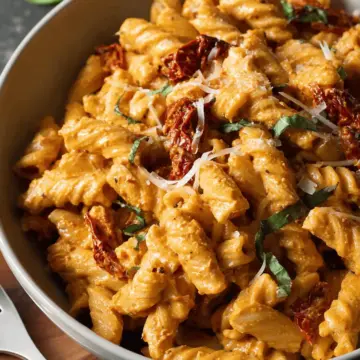 Vegan Creamy Sundried Tomato Pasta