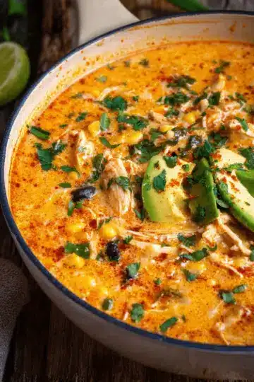 Creamy Chicken Enchilada Soup
