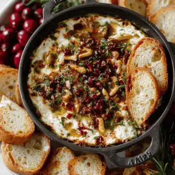 Hot Honey Goat Cheese Dip