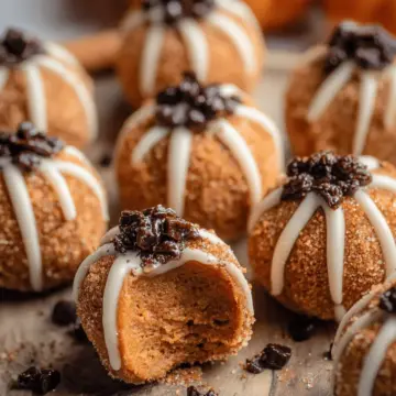 Pumpkin Cheesecake Truffles