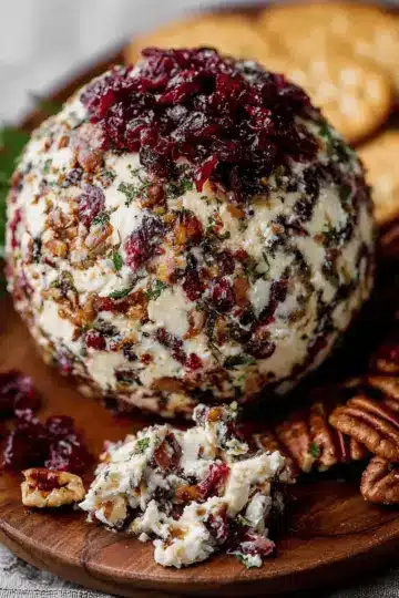 Cranberry Pecan Cheese Ball