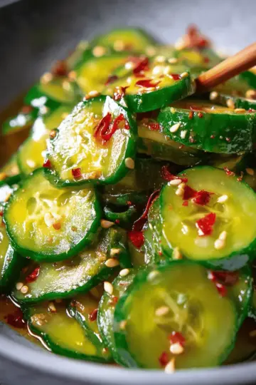 Easy Asian Cucumber Salad