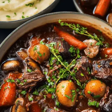 Beef Bourguignon (French Red-Wine Beef Stew)
