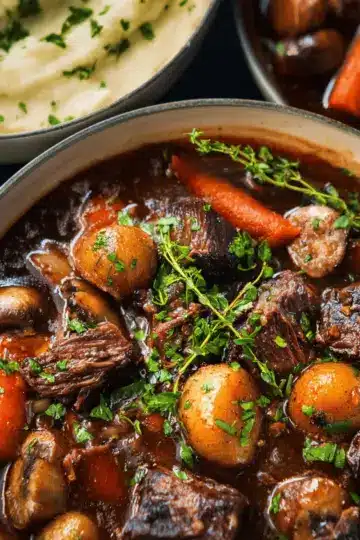 Beef Bourguignon (French Red-Wine Beef Stew)