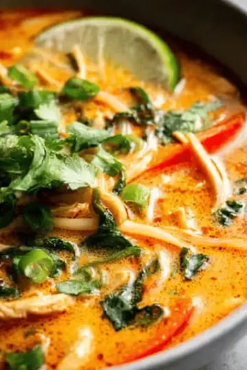 Easy Thai Chicken Curry Soup