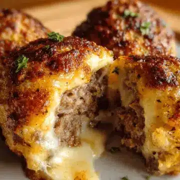 Garlic Parmesan Cheeseburger Bombs