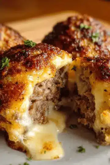 Garlic Parmesan Cheeseburger Bombs