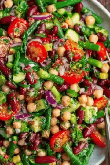 Mediterranean Three Bean Salad
