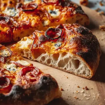 Artisan No-Knead Pizza Crust