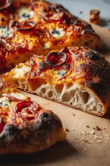 Artisan No-Knead Pizza Crust