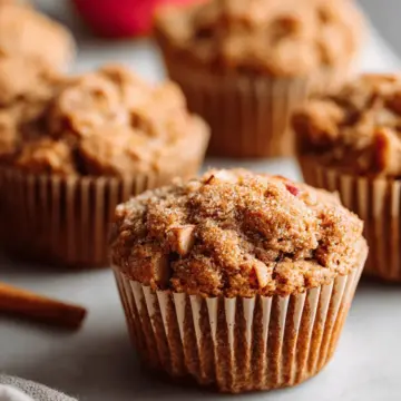 Easy Vegan Apple Muffins