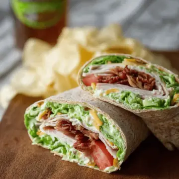 California Turkey Club Wrap (Easy + Healthy Lunch!)