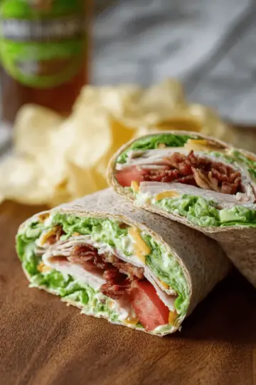 California Turkey Club Wrap (Easy + Healthy Lunch!)