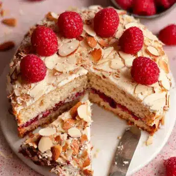 Raspberry Almond Cake