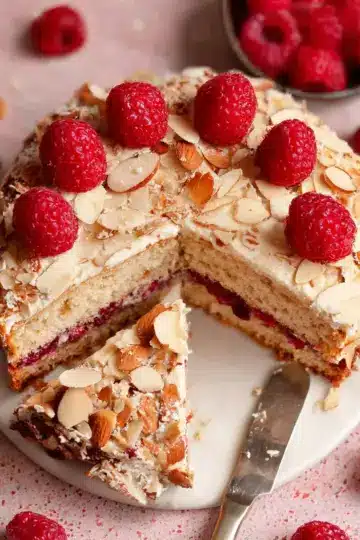 Raspberry Almond Cake