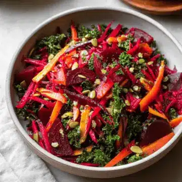 Apple, Beet, Carrot & Kale Salad