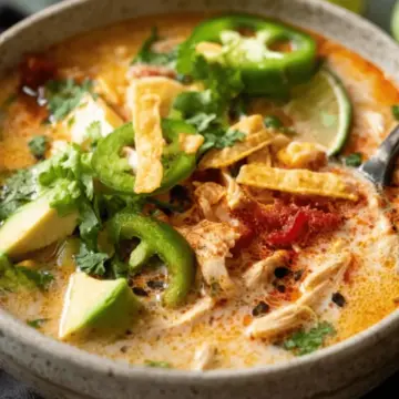 Creamy Chicken Tortilla Soup