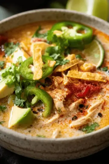 Creamy Chicken Tortilla Soup