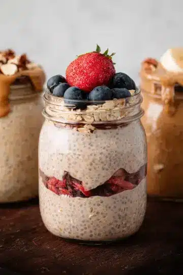 Quick & Creamy High Protein Overnight Oats