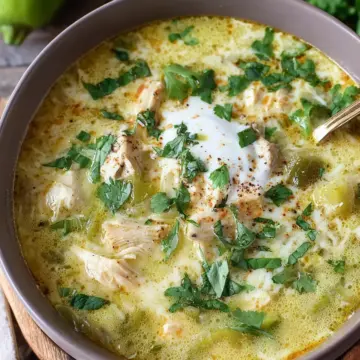 Creamy Green Enchiladas Chicken Soup
