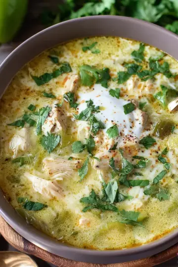 Creamy Green Enchiladas Chicken Soup