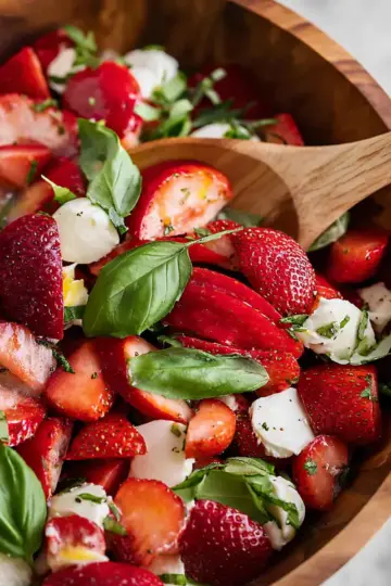 Summer Strawberry Caprese Salad